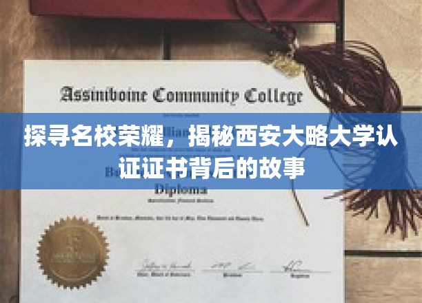 探寻名校荣耀，揭秘西安大略大学认证证书背后的故事