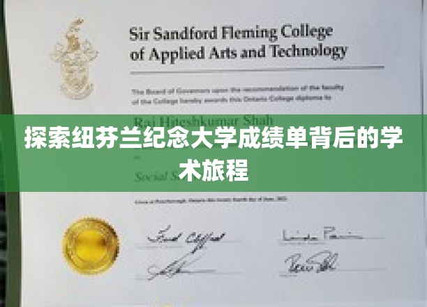 解码纽芬兰纪念大学成绩单，揭开学术成长的神秘面纱