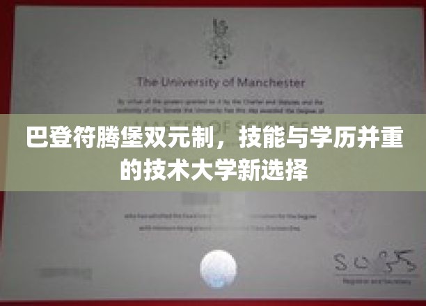 德国巴登符腾堡双元制，打造技能与学历双赢的职业教育新模式