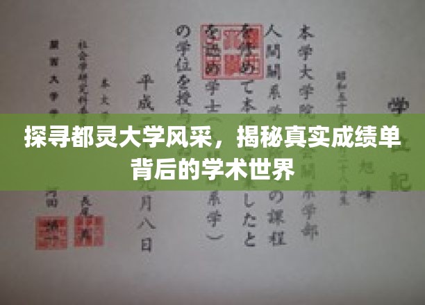 都灵大学风采揭秘，一窥学术成绩单背后的真实世界