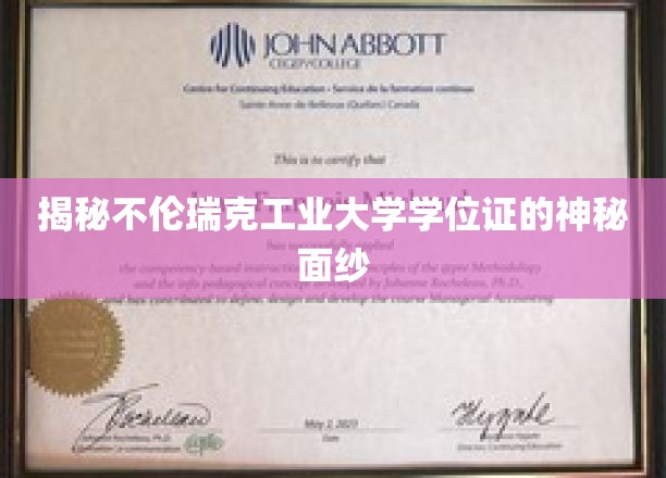 探秘不伦瑞克工业大学学位证背后的独特魅力