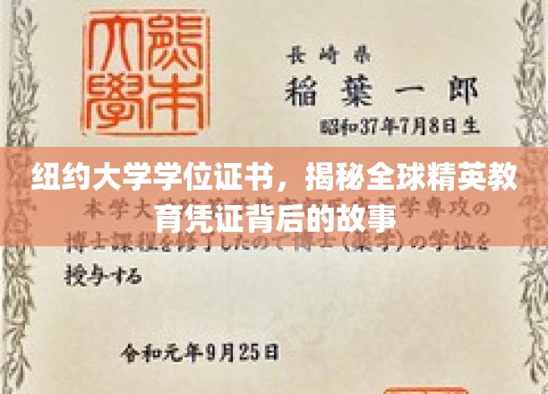 纽约大学学位证书，揭秘全球精英教育凭证背后的故事
