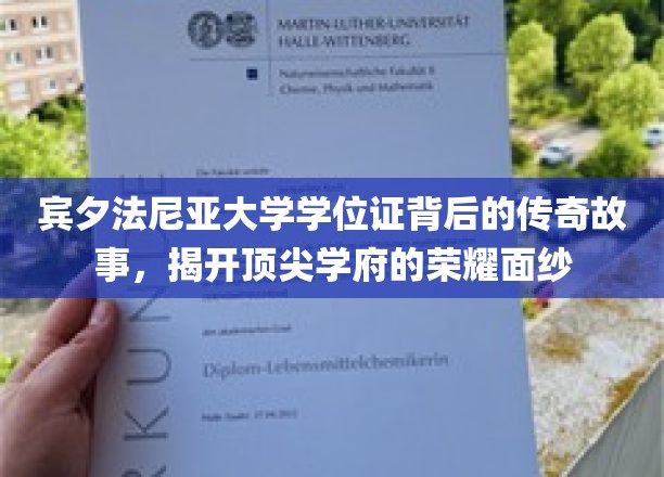 解码宾大荣耀，学位证背后的传奇传奇揭秘
