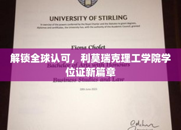 国际通行证新里程，利莫瑞克理工学院学位证书全球认可再升级