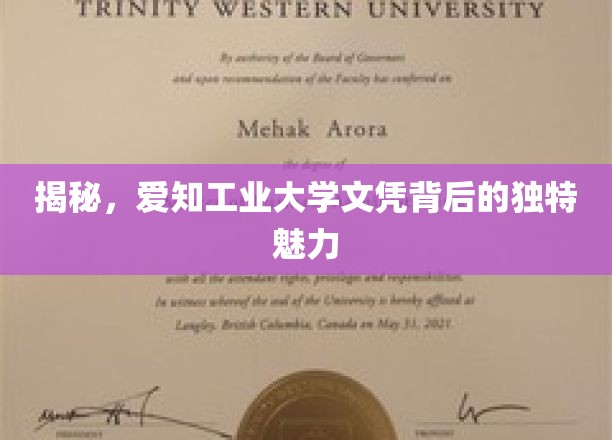 爱知工业大学文凭，解锁非凡教育价值的独特密码