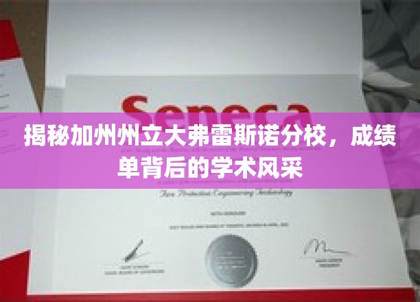 加州州立大学弗雷斯诺分校：成绩单背后的学术风采揭秘
