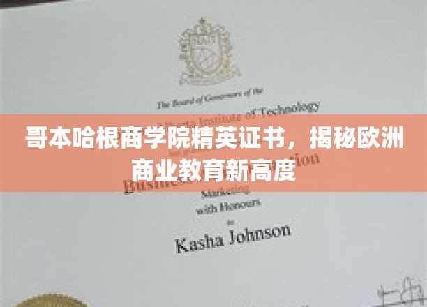 哥本哈根商学院精英证书，展现欧洲商业教育新高度