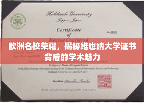 探寻维也纳大学证书之光，揭开欧洲教育殿堂的学术风采