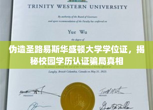 揭秘校园学历认证陷阱，伪造学位证背后的惊人真相