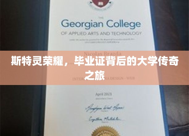 斯特灵荣耀揭秘，毕业证书背后的传奇学府之旅