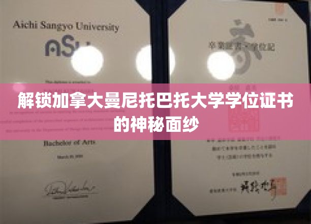 解锁加拿大曼尼托巴托大学学位证书的神秘面纱