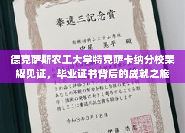 德克萨斯农工大学分校荣耀瞬间，毕业证书背后的辉煌足迹