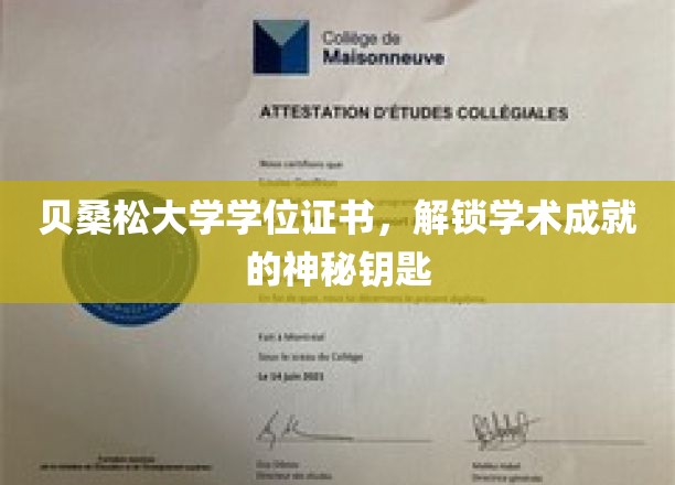 解锁学术荣耀，贝桑松大学学位证书，成就背后的独特凭证