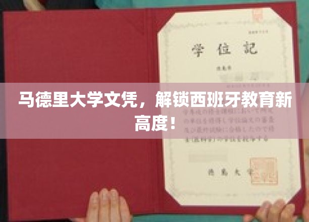 马德里大学学位，引领西班牙教育革新浪潮
