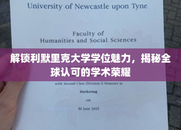 探寻利默里克大学学位之光，国际认可的教育宝藏