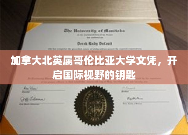 加拿大北英属哥伦比亚大学文凭，开启国际视野的钥匙