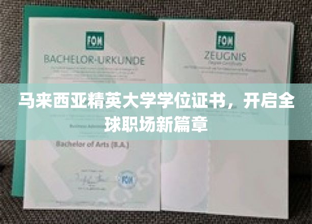 马大精英学位通行全球，职场未来从此启航
