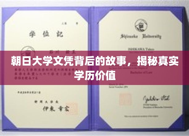 朝日大学文凭背后的故事，揭秘真实学历价值