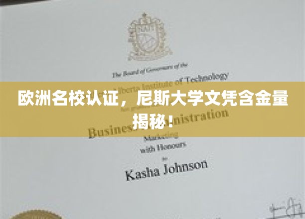 尼斯大学，欧洲名校认可，学位含金量揭秘！
