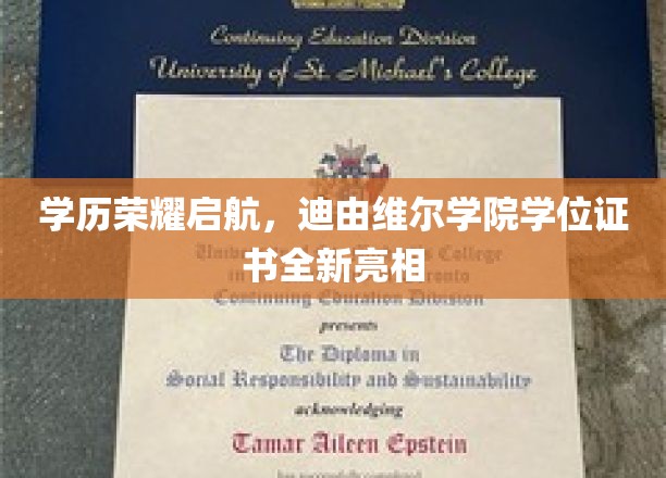 迪由维尔学院焕新启程，学位证书荣耀登场，见证学术巅峰