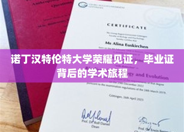 诺丁汉特伦特大学荣耀时刻，毕业证书见证非凡学术之旅
