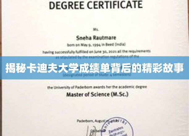 揭秘卡迪夫大学成绩单背后的精彩故事