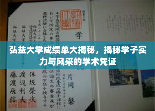 弘益学子风采展现，揭秘成绩单背后的学术实力与荣耀