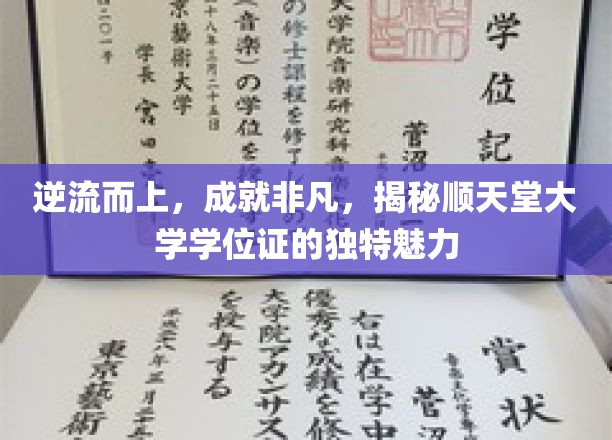 逆风飞翔，顺天堂大学学位证，非凡成就的见证与魅力