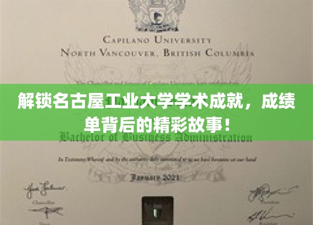 名古屋工大揭秘，揭秘学术辉煌背后的传奇故事