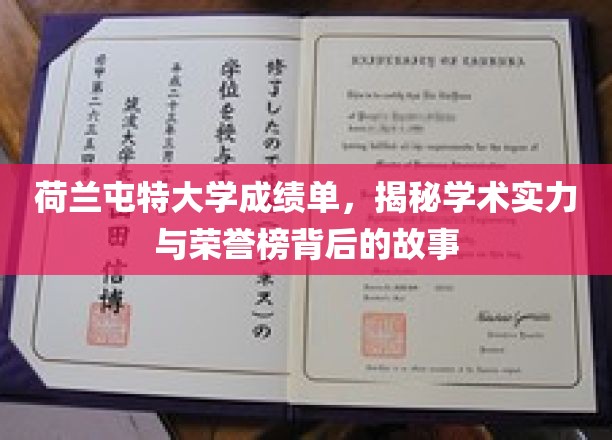探寻荷兰屯特大学，揭开成绩单背后的荣耀轨迹