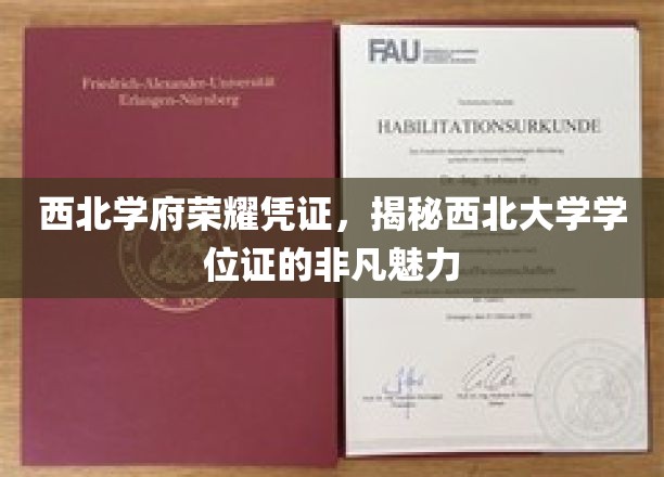 西北大学学位证书，探寻西北学府的荣耀印记