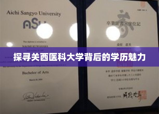 探寻关西医科大学背后的学历魅力