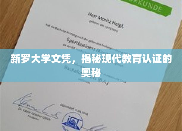 新罗大学文凭解码，探索现代教育认证背后的秘密