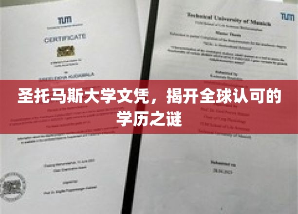 揭秘圣托马斯大学，国际认可的学历传奇之旅