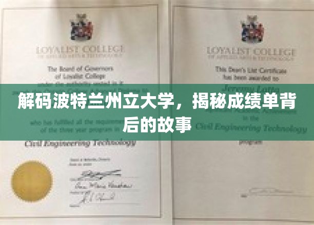 揭开波特兰州立大学成绩单的神秘面纱