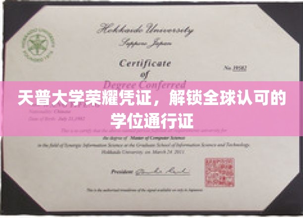 天普大学荣誉证书，开启国际通行无界限的学位之旅