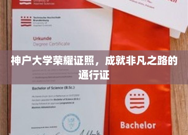 神户大学荣耀证书，开启非凡人生旅程的璀璨钥匙