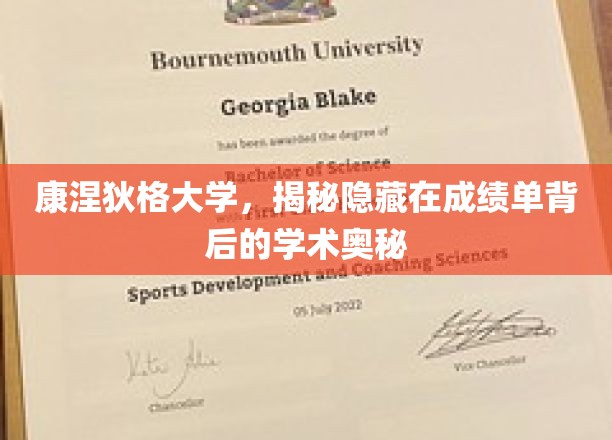 康涅狄格大学，揭秘隐藏在成绩单背后的学术奥秘
