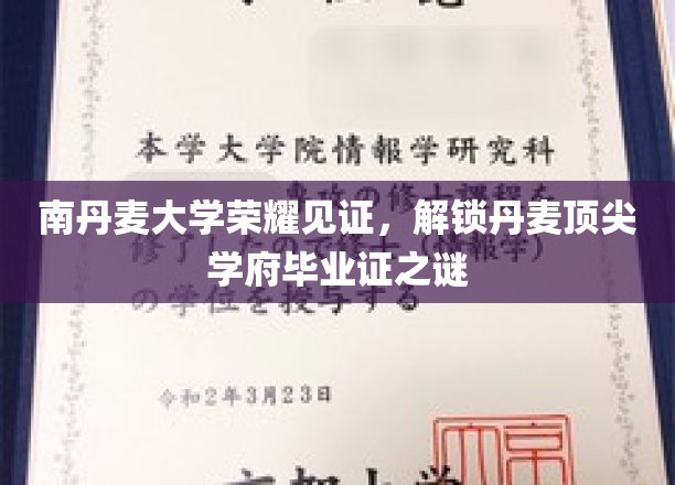 丹麦南大荣耀揭晓，探寻顶尖学府毕业证书背后的故事