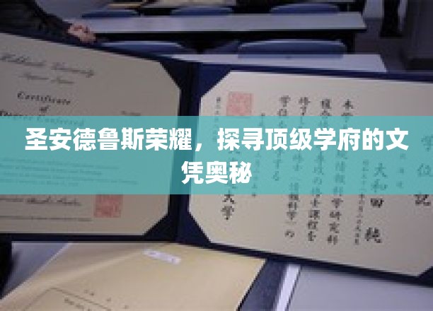 圣安德鲁斯荣耀，探寻顶级学府的文凭奥秘