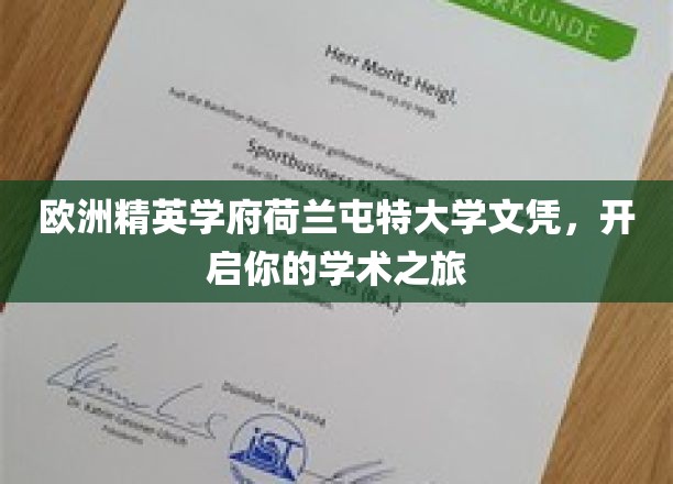 解锁学术巅峰，荷兰屯特大学文凭，开启你的全球学术探索之旅