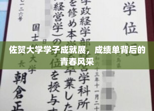 青春足迹，佐贺大学学子风采闪耀成就展台