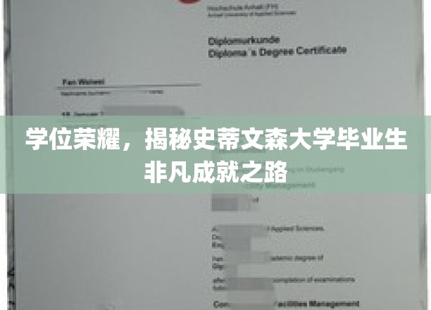 学位荣耀，揭秘史蒂文森大学毕业生非凡成就之路