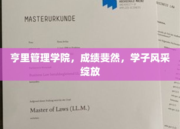 亨里管理学院，成绩斐然，学子风采绽放