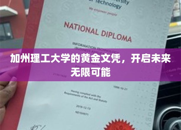 加州理工大学的黄金文凭，开启未来无限可能