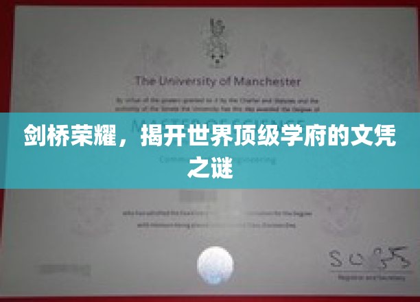 剑桥荣耀，揭开世界顶级学府的文凭之谜