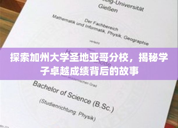 探访加州大学圣地亚哥分校，揭开学子卓越成就背后的传奇