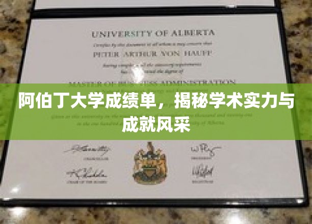 阿伯丁大学成绩单，探秘学术卓越与学子风采的背后