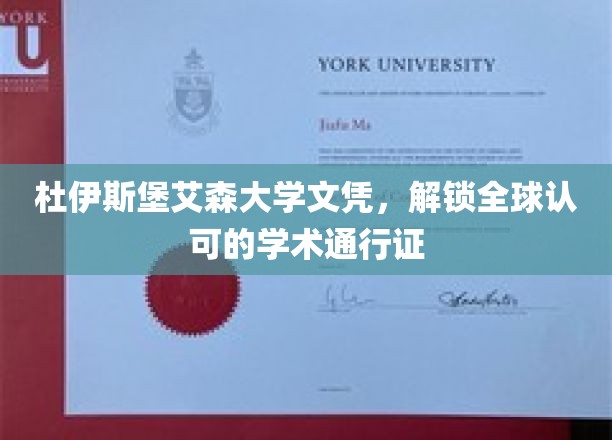 跨国学历通行证，杜伊斯堡艾森大学文凭，开启国际学术之旅