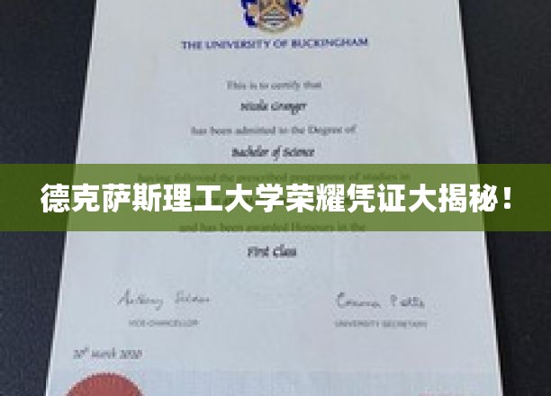 解锁德克萨斯理工大学独家荣耀凭证背后的秘密